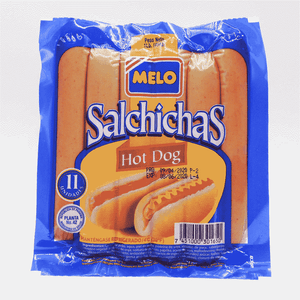 Salchicha Hot Dog 1L Melo 454 gr En Paquete