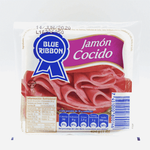 Jamón Cocido 16O Blue Ribbon 454 gr En Paquete