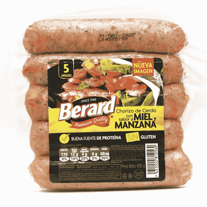Chorizo Berard 400 gr Miel Y Manzana