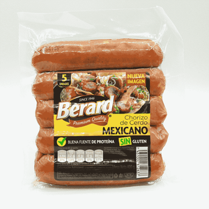 Chorizo Mexicano Berard 400 gr En Paquete