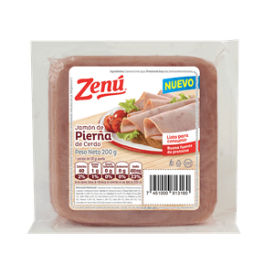 Jamón De Pierna De Cerdo Zenu 200 G