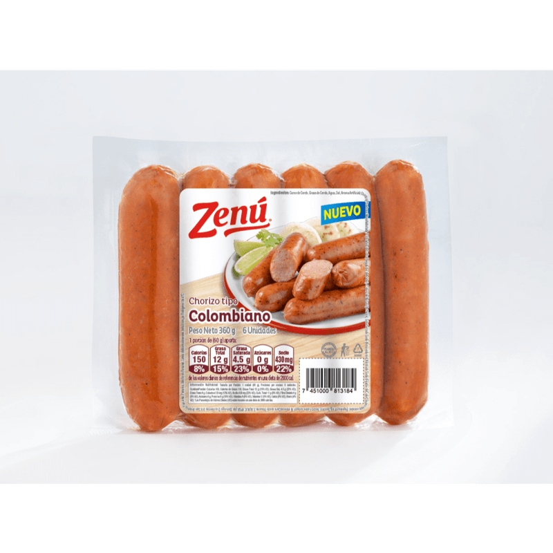 Chorizo-Tipo-Colombiano-Zenu-400-G