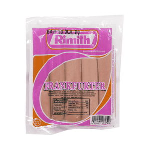 Salchicha Frankfurter 16O Rimith 454 gr En Paquete