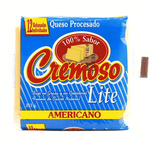 Queso Lite Cremoso 213 gr 12 Rebanadas