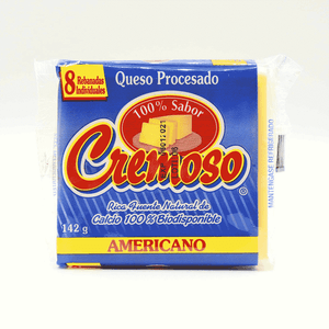 Queso Amarillo Cremoso 142 gr 8 Rebanadas