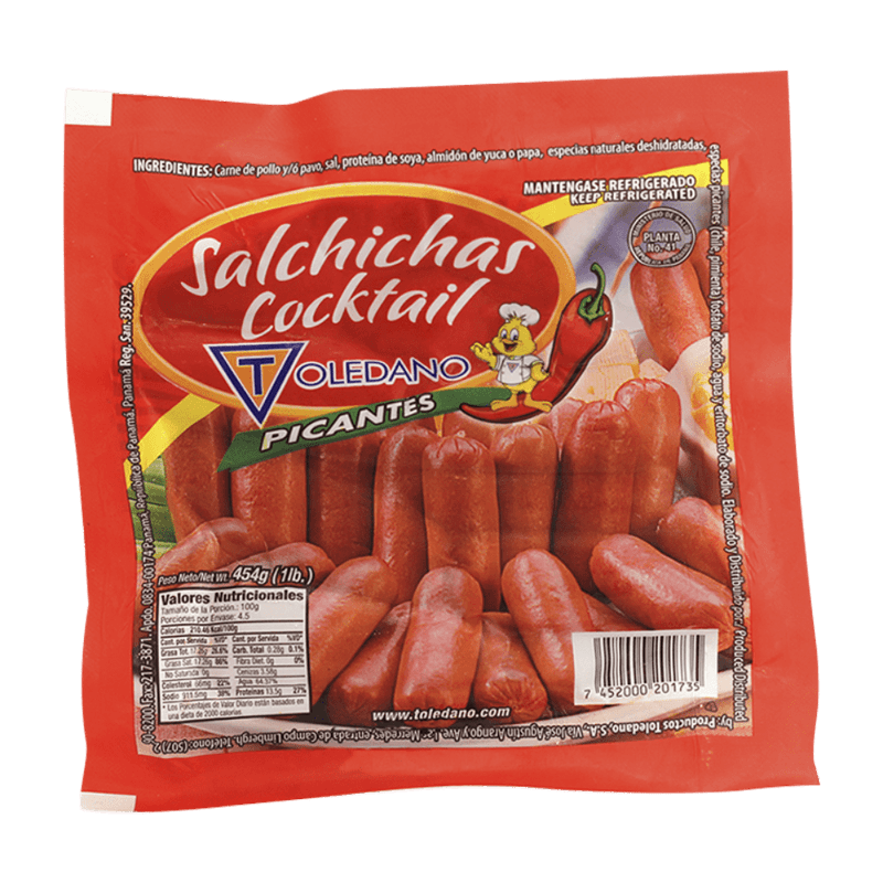 Salchicha-Cocktail-Picante-Toledano-1.5-Lb