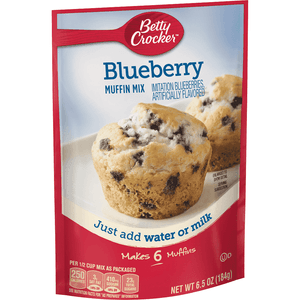 Mezcla De Muffin Betty Crocker 184 gr Sabor Blueberry