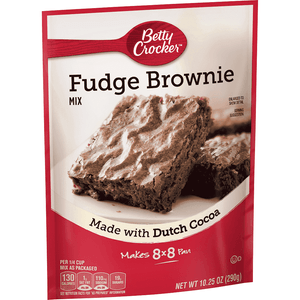 Fudge Brownie Betty Crocker 290 gr With Dutch Cocoa