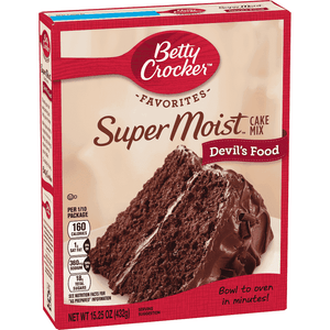 Mezcla De Pastel Betty Crocker 432 gr Sabor Devil Food