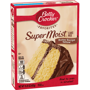 Mezcla De Pastel Betty Crocker 432 gr Sabor Butter Recipe Yellow