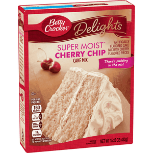 Mezcla De Pastel Betty Crocker 432 gr Sabor Cherry Chip