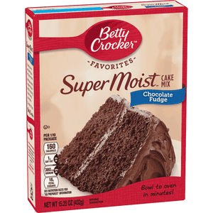 Mezcla De Pastel Betty Crocker 432 gr Sabor Chocolate Fudge