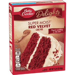 Mezcla De Pastel Betty Crocker 432 gr Sabor Red Velve