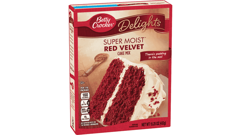 Mezcla De Pastel Betty Crocker 432 gr Sabor Red Velve