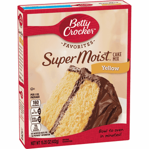 Mezcla De Pastel Betty Crocker 432 gr Sabor Yellow