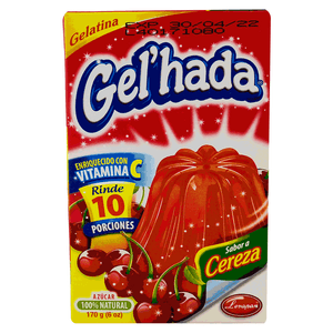 Gelatina Cajeta Gel Hada 170 G Cereza