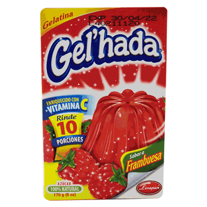 Gelatina Cajeta Gel Hada 170 G Frambuesa