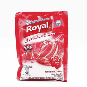 Gelatina Sobres Royal 80 gr Cereza-Cherry