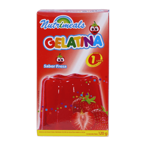 Gelatina Cajeta Nutrimeals 120 gr Fresa