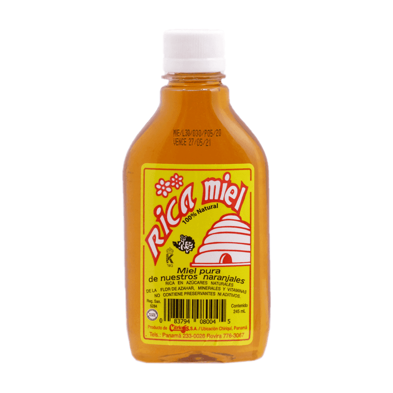 Miel-De-Abeja-Citrico-8-Oz-Botella