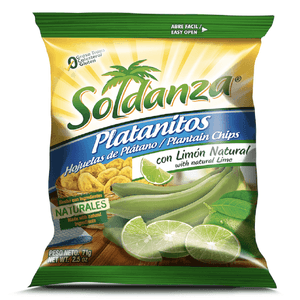 Platanitos Soldanza 71 gr Con Limón Natural