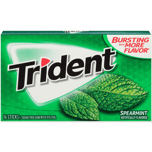 Chicle Spearmint Trident 14 Piezas