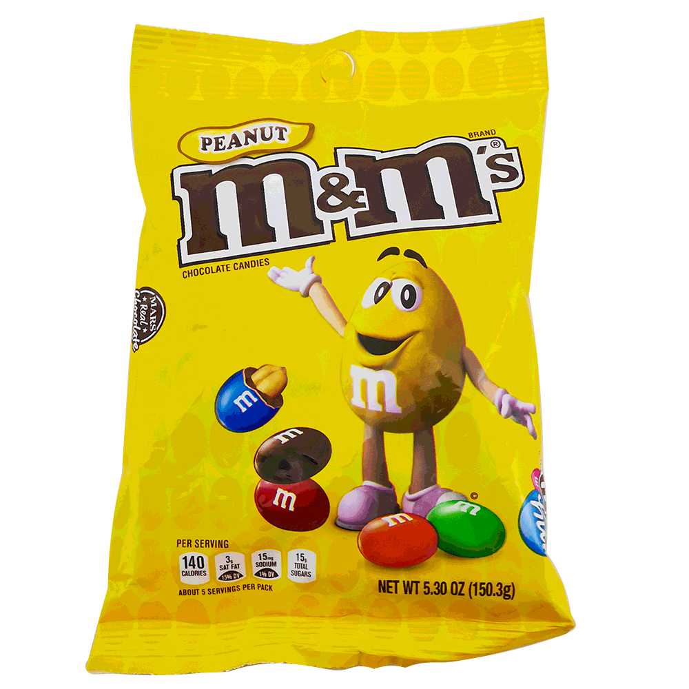 M&M's Peanut 5.3oz Peg Bag