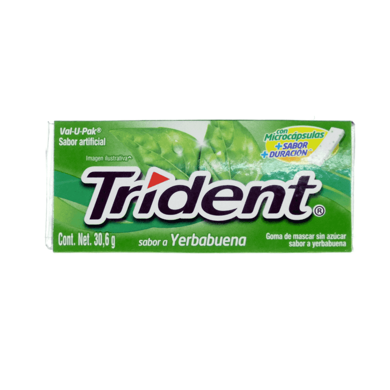 Chicle-Sin-Azucar-Yerbabuena-Trident-31-gr