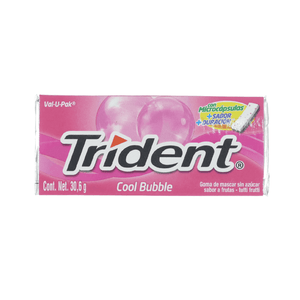 Chicle Sin Azúcar Cool Bubble Trident 31 gr