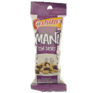 Snack Maní Cashitas 55 G Con Pasas