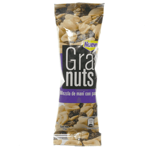 Snack Maní granuts 50 G Con Pasas