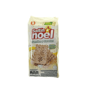 Galleta Salada 9 Paquete Tipo Saltin Noel 216 G Semilla Y Cereales