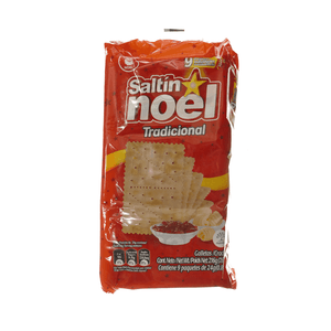 Galleta Salda 9 Paquete Noel 234 G Saltin Tradicional