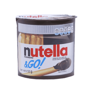 Nutella Ferrero 52 gr Frasco Plactico