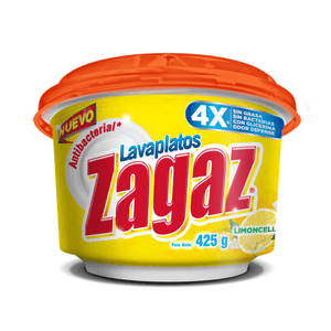 Crema Lavaplatos Zagaz Antibacterial Limóncello 425 gr