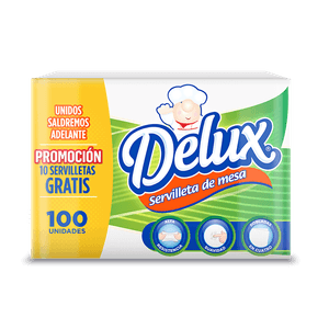 Servilleta Delux 100 UND