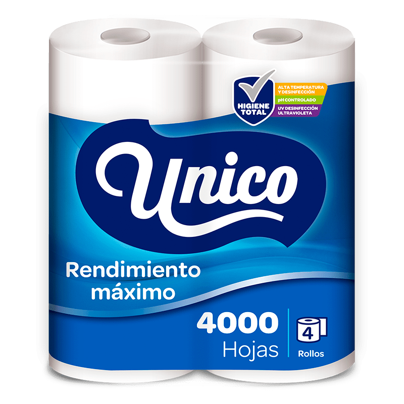 Papel-Higienico-Unico-4-Rollos-Rendimiento-Maximo-4000-Hojas