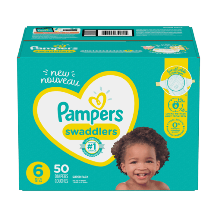  Pampers Swaddlers - Pañales para bebé recién nacido, paquete de  6 unidades : Bebés