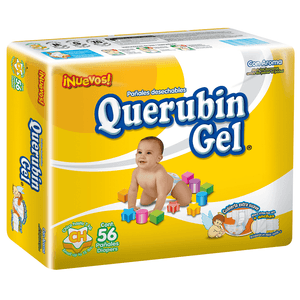 Pañales Desechables Querubin 56 Und Talla S