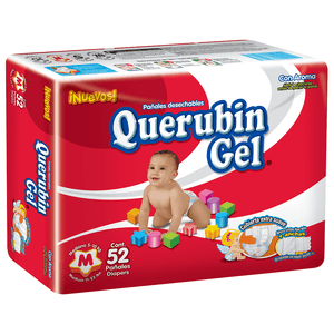 Pañales Desechables Querubin 52 Und Talla M