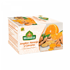 Té Hindú Sabor Jengibre, Naranja Y Curcuma