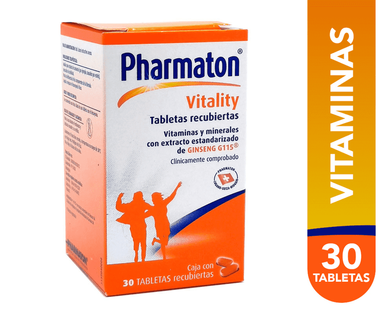 Vitaminas-Pharmaton-30-Tabletas-Con-Extracto-De-Ginseng