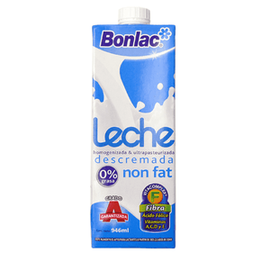 Leche Uht Bonlac 946 Ml Descremada