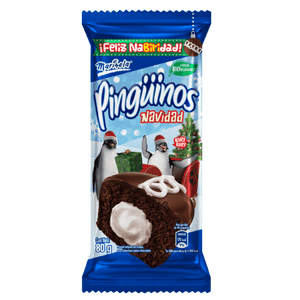 Pastelito Relleno De Crema Marinela 80 Gr Pingüino