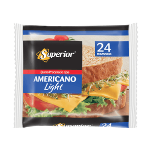 Queso Empacado Superior Amarillo Light 24 Rebanadas