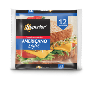 Queso Superior 227 gr Amarillo Light 12 Rebanada