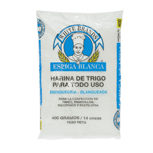 Harina Espiga Blanca 397 gr Doméstica De Trigo
