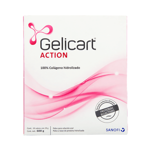 Colageno Hidrolizado Gelicart Action  X 30 Sobres