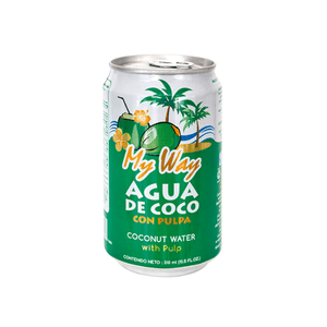 Agua De Coco   My Way Lata  Con Pulpa 10.5 Oz