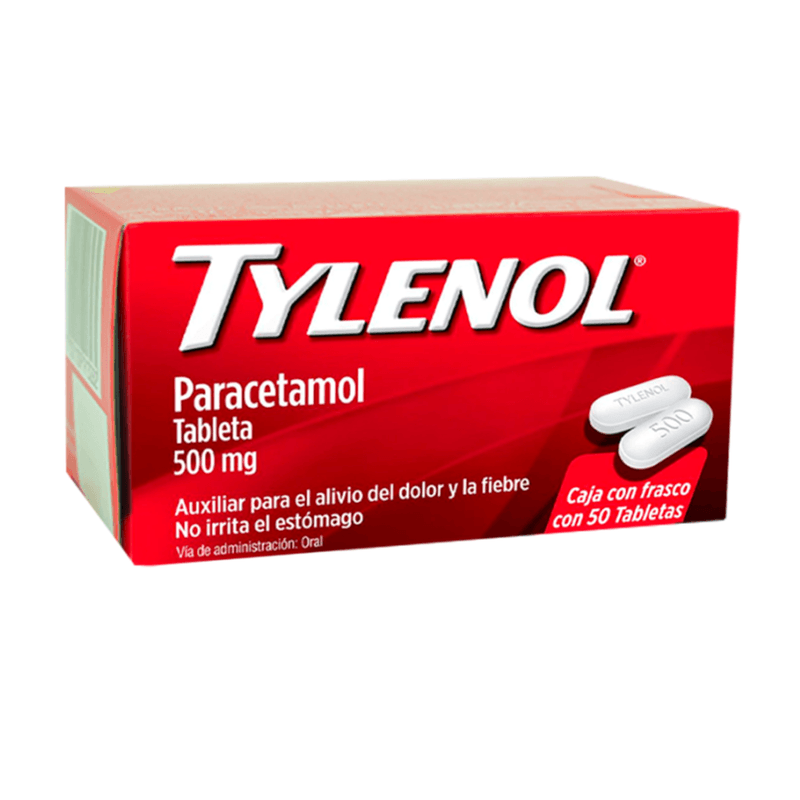 Paracetamol-Tylenol-500-Mg-En-Tabletas